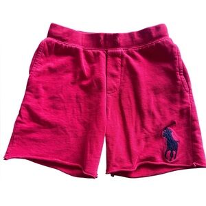 Polo Ralph Lauren Kids Red Big Pony Sweat Shorts NWT